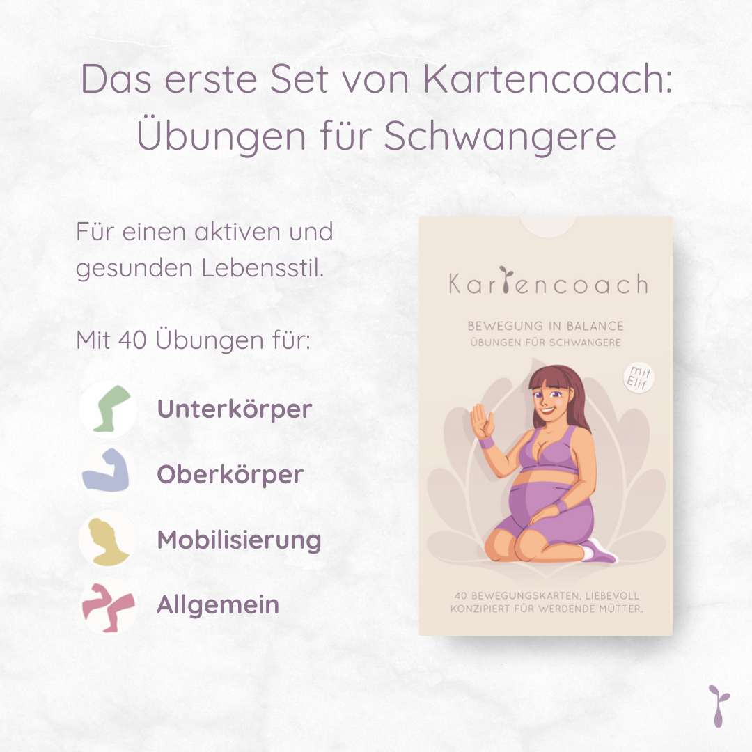 Kartenset "Bewegung in Balance - Übungen für Schwangere"